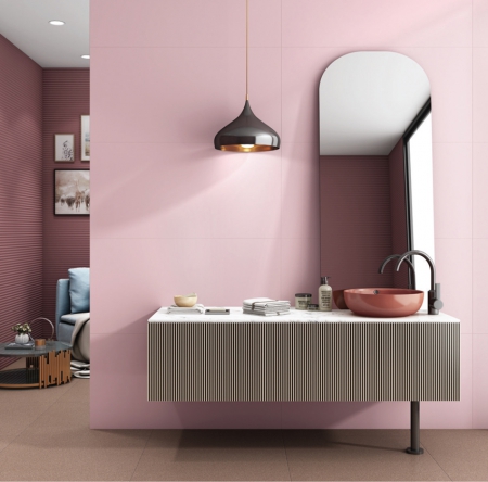 Full Body Porcelain Tiles 600x1200 MM Pastle Color ruby