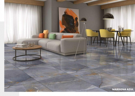 Glazed Porcelain Tiles 600x1200 MM Glossy mardona azul