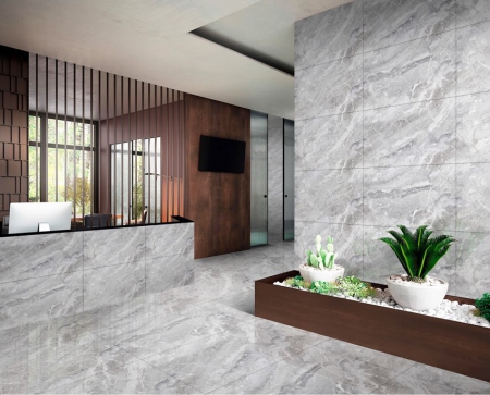 Glazed Porcelain Tiles 600x1200 MM Never End bavarian grey