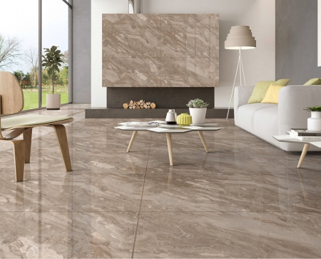 Glazed Porcelain Tiles 600x1200 MM Never End civic peanut