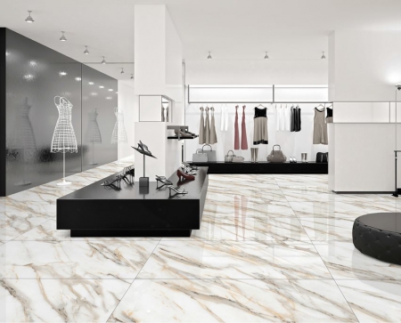 Glazed Porcelain Tiles 600x1200 MM Never End statuario dolmen