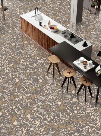 Glazed Porcelain Tiles 600x1200 MM Terrazzo 1010