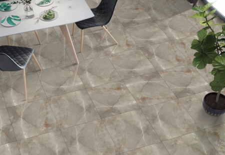 Glazed Porcelain Tiles 600x600 MM Glossy adresia grey