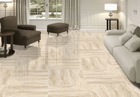 Glazed Porcelain Tiles 600x600 MM Glossy ash wood