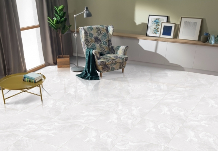 Glazed Porcelain Tiles 600x600 MM Glossy spider beige