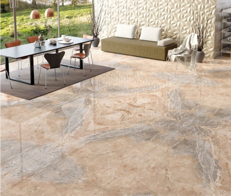 Slab Porcelain Tiles 1200x2400 MM High Gloss breccia blue