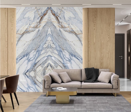 Slab Porcelain Tiles 1200x2400 MM High Gloss sea blue st