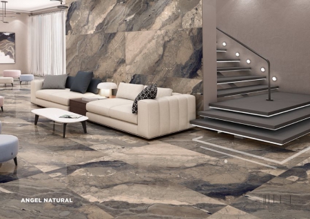 Slab Porcelain Tiles 800x1600 MM Gloss angel natural