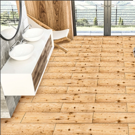 Wooden Plank Porcelain Tiles 200x1000 MM Plain Surface 051