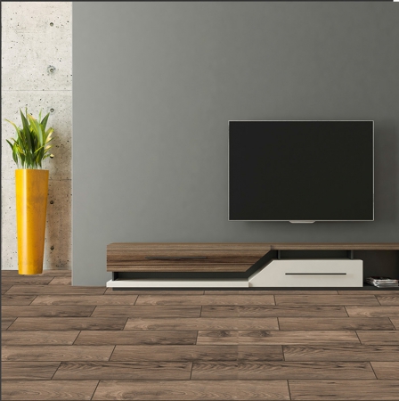 Wooden Plank Porcelain Tiles 200x1000 MM Plain Surface 5008