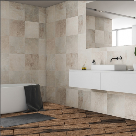 Wooden Plank Porcelain Tiles 200x1000 MM Plain Surface 5016