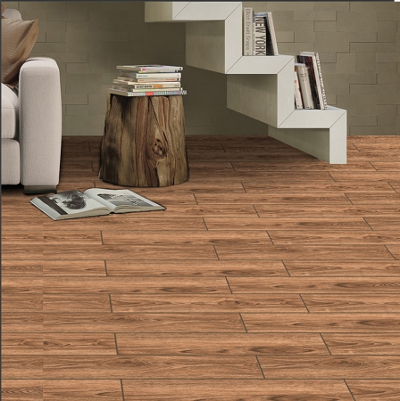 Wooden Plank Porcelain Tiles 200x1000 MM Plain Surface 5021