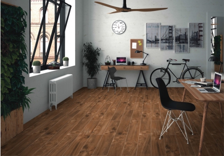 Wooden Plank Porcelain Tiles 200x1200 MM Matt berma cafe